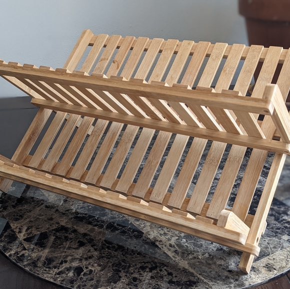 Bamboo Dish Drying Rack - Picture 4 of 8